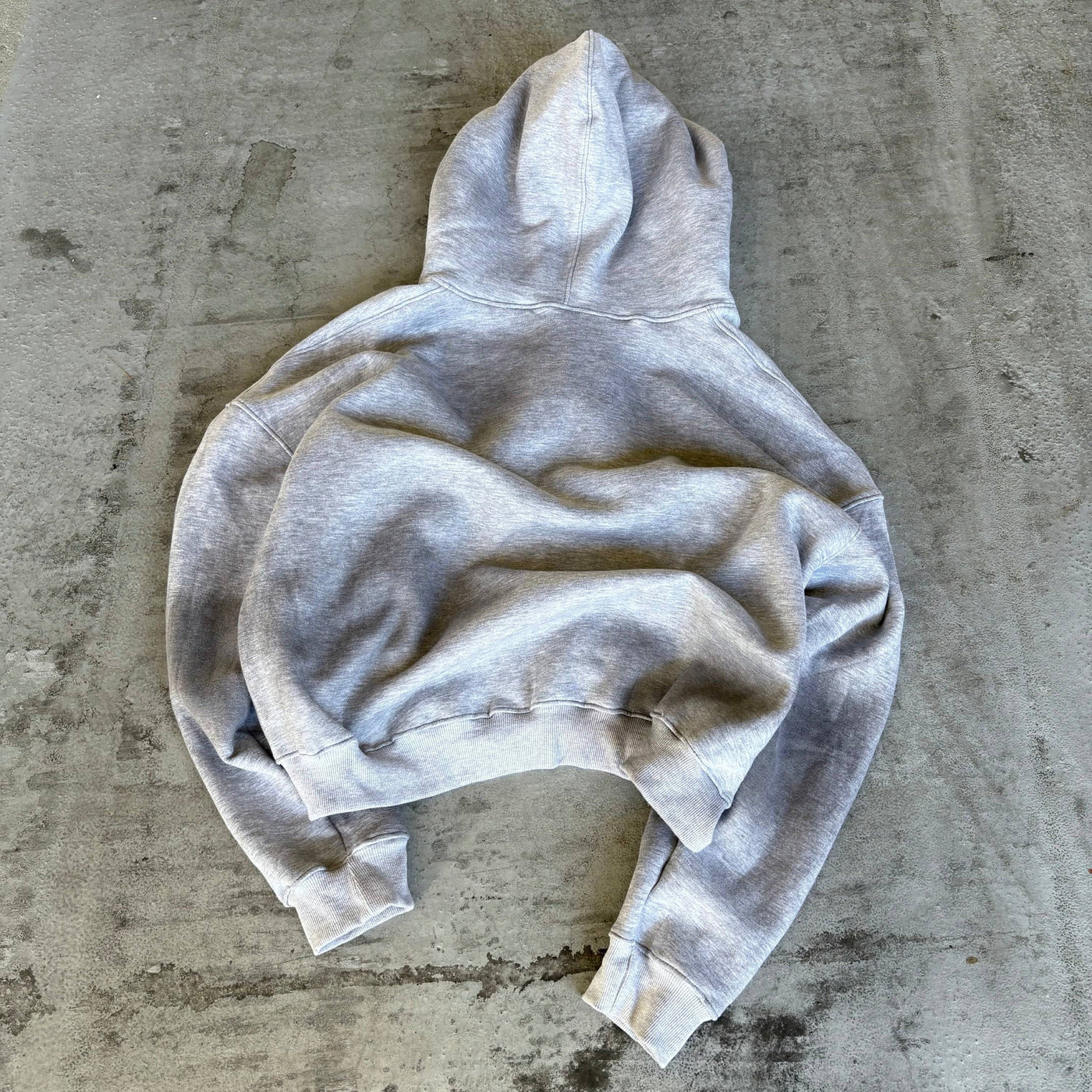 Crested Hoodie Grey